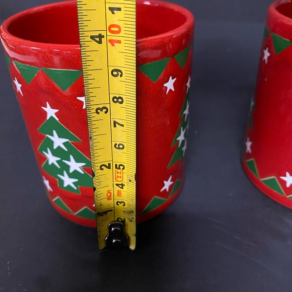 Festive Waechtersbach Red Christmas Tree Mugs - Picture 8 of 8